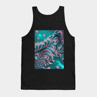 Other Worldly Designs- nebulas, stars, galaxies, planets with feathers Tank Top